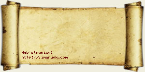 Irena Kovjanić vizit kartica